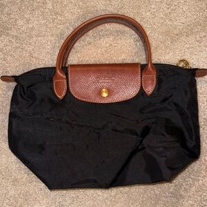 Longchamp Les Pliage Type "S" Bag Preppy Black